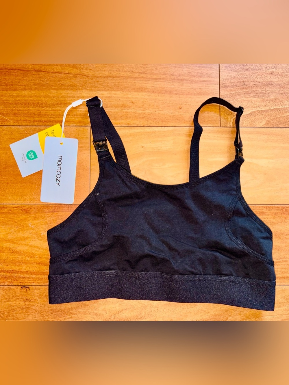 Momcozy Hands-Free Pumping & Nursing Bra - XS — Black – Brand New with Tags
